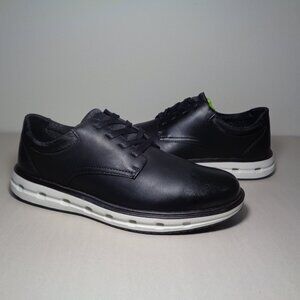 Lands' End Size 9 M / SPORT OXFORD / Black / Faux Leather / New Men's Shoes